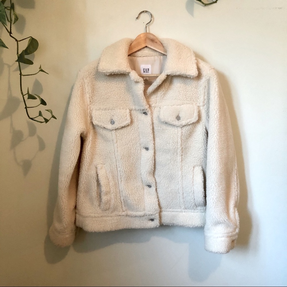 GAP Icon Sherpa Jacket - Picture 5 of 8